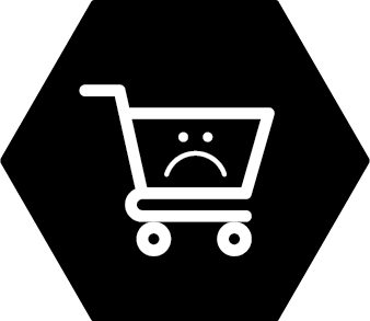 Abandoned shopping Cart Icon 