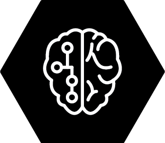 Icon of a brain representing AI chatbot