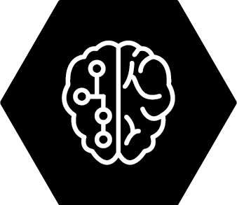 Icon of a brain representing AI chatbot