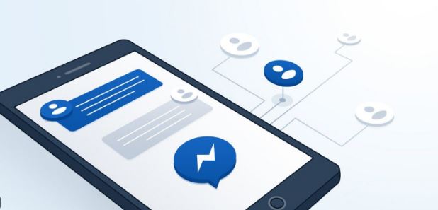 Facebook Messenger chatbot on phone