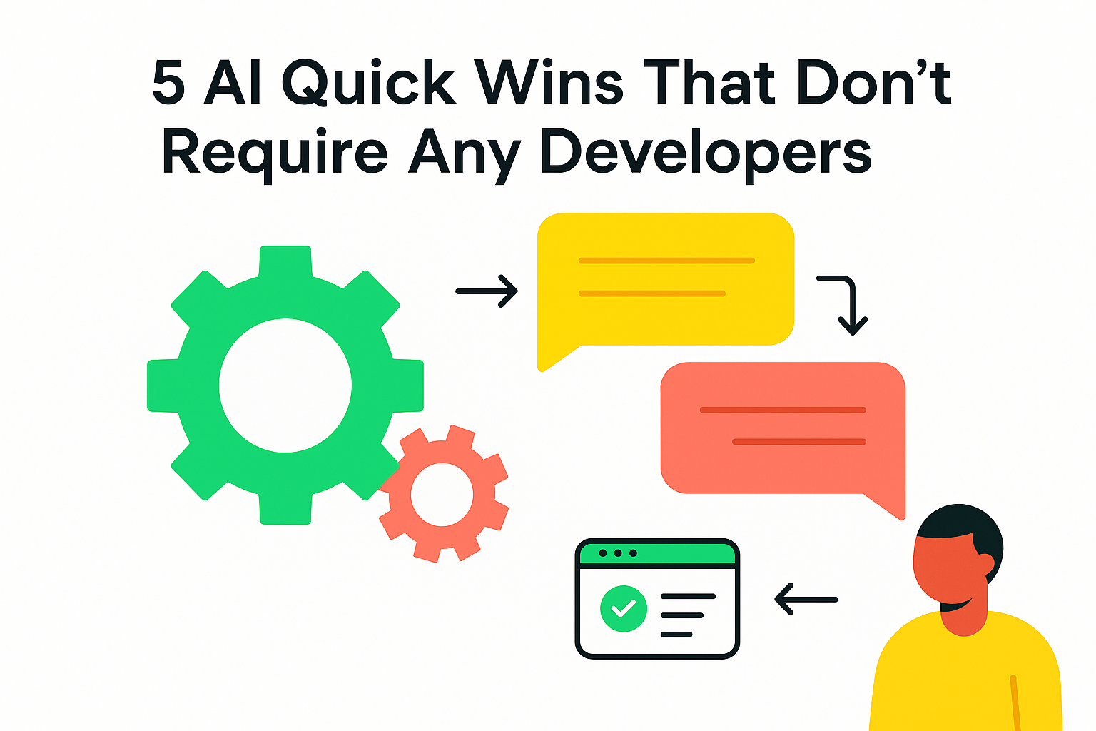 5 AI Quick Wins That Don’t Require Any Developers