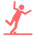 Person falling icon