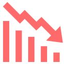 Declining Graph icon
